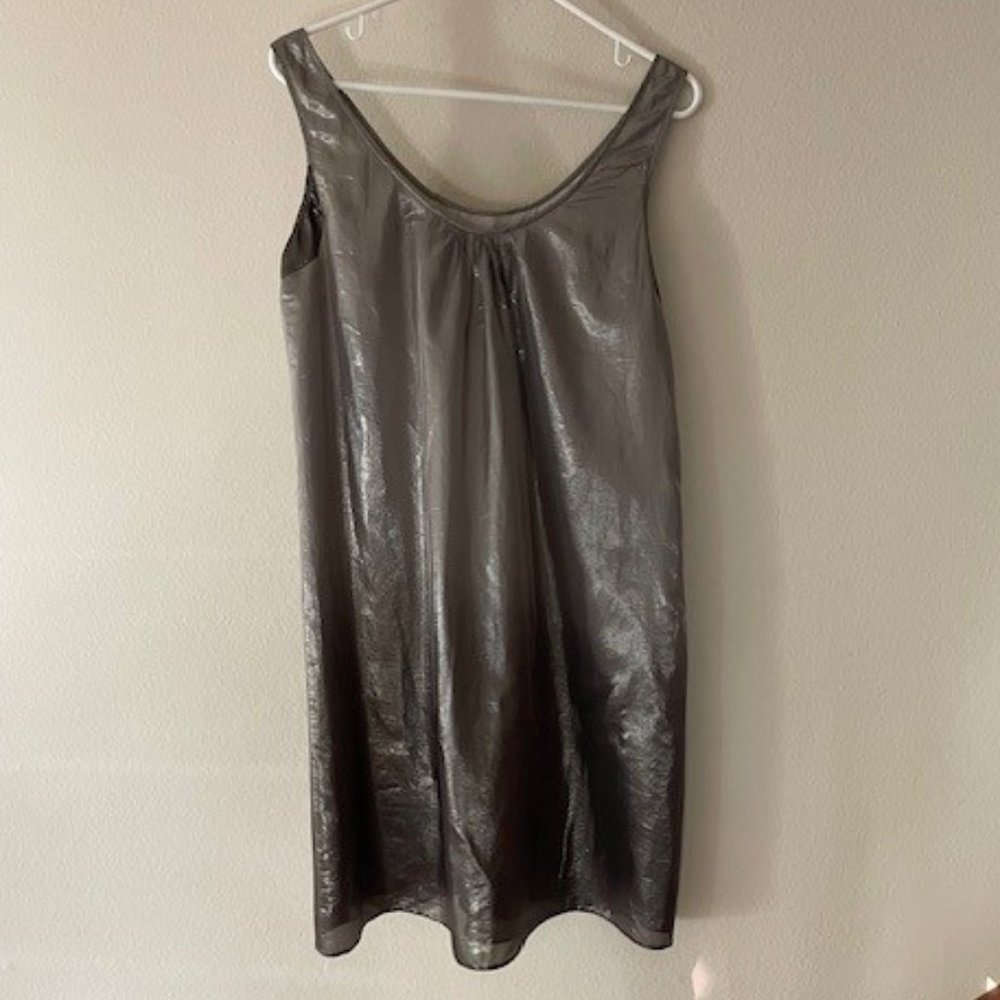 Burberry Runway Silk Metallic Mini Dress - Picture 3 of 9